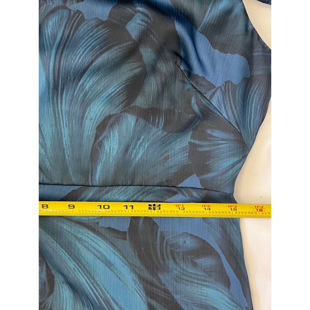 Women's blue Sachin and Babi one shoulder bow evening dress size 8 - Picture 9 of 14